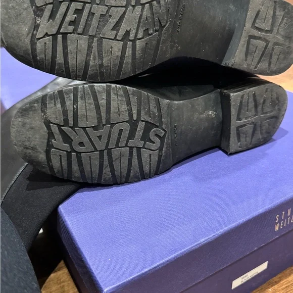 Stuart Weitzman Black 5050 Over-the-Knee Boots - Picture 4 of 6